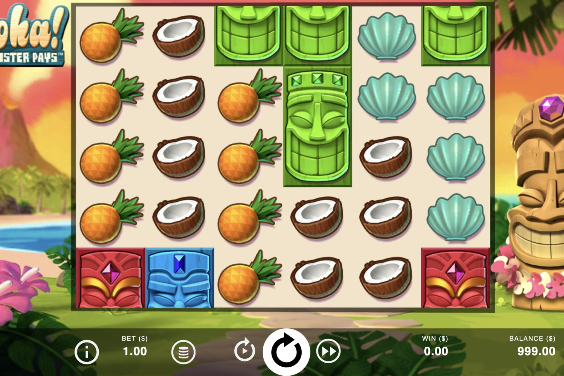 Aloha! Cluster Pays screenshot