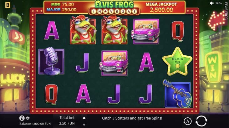 Elvis Frog in Vegas