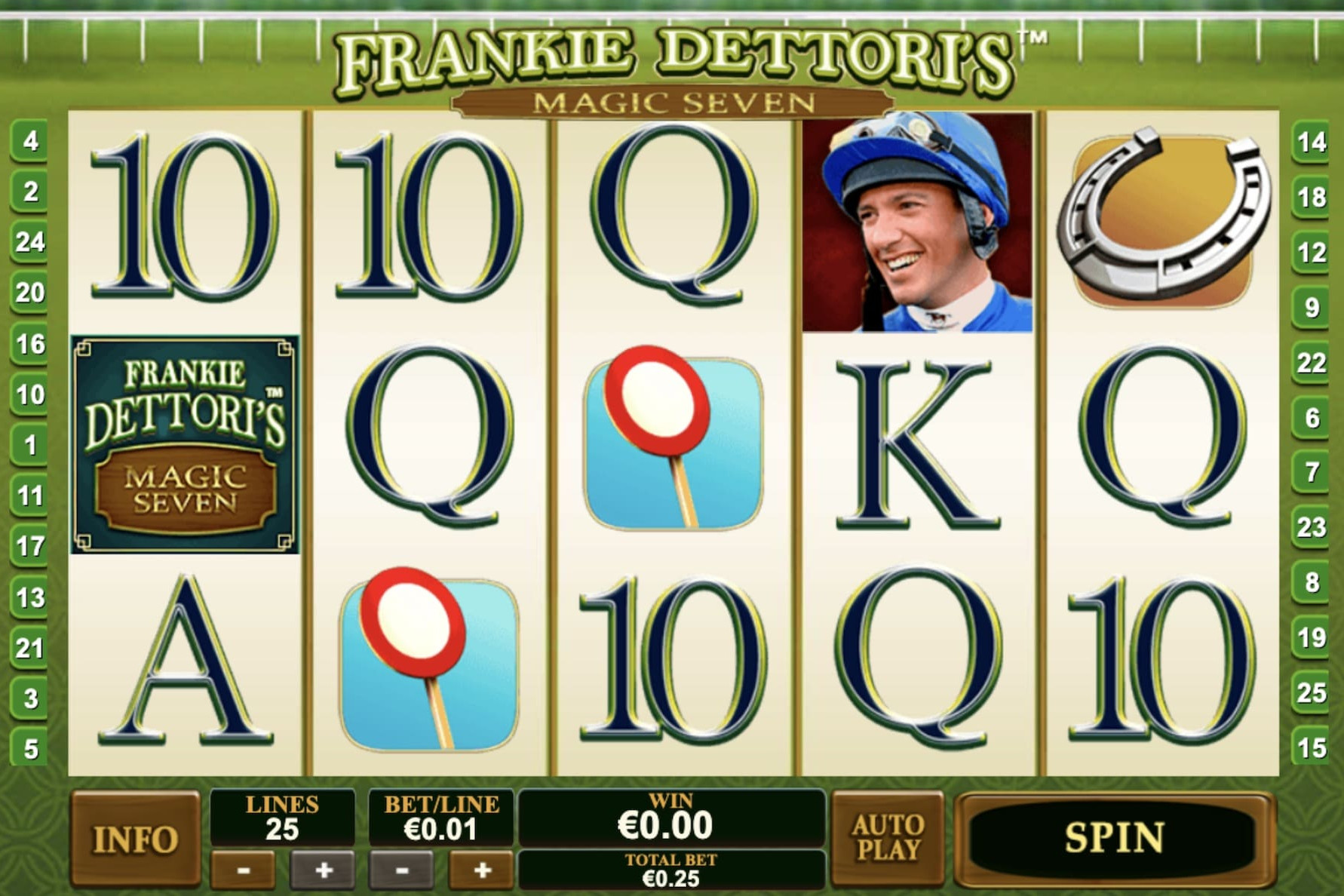 Frankie Dettori's Magic Seven Screenshot